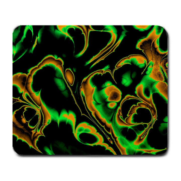 Glowing Fractal A Large Mousepads