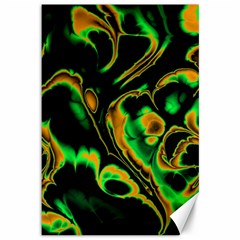 Glowing Fractal A Canvas 12  X 18   by Fractalworld