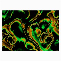 Glowing Fractal A Large Glasses Cloth by Fractalworld