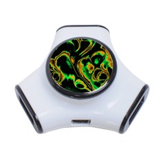 Glowing Fractal A 3-port Usb Hub by Fractalworld