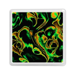 Glowing Fractal A Memory Card Reader (square)  by Fractalworld