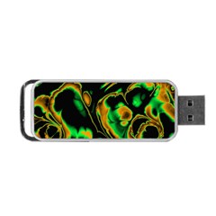 Glowing Fractal A Portable Usb Flash (two Sides) by Fractalworld