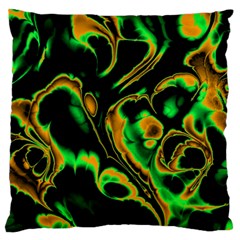 Glowing Fractal A Standard Flano Cushion Case (one Side) by Fractalworld