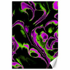 Glowing Fractal B Canvas 12  X 18   by Fractalworld