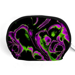 Glowing Fractal B Accessory Pouches (medium)  by Fractalworld