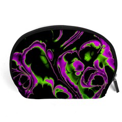 Glowing Fractal B Accessory Pouches (large)  by Fractalworld