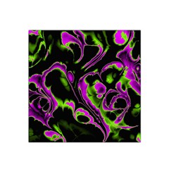 Glowing Fractal B Satin Bandana Scarf by Fractalworld