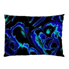 Glowing Fractal C Pillow Case by Fractalworld