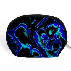 Glowing Fractal C Accessory Pouches (medium)  by Fractalworld