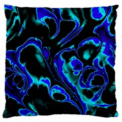 Glowing Fractal C Standard Flano Cushion Case (one Side) by Fractalworld