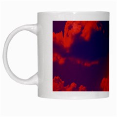 Sky Pattern White Mugs by Valentinaart