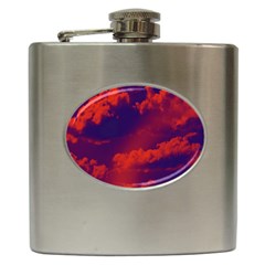 Sky Pattern Hip Flask (6 Oz) by Valentinaart