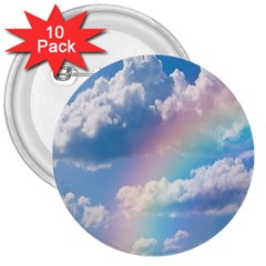 Sky Pattern 3  Buttons (10 Pack)  by Valentinaart