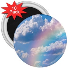 Sky Pattern 3  Magnets (10 Pack) 