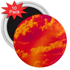 Sky Pattern 3  Magnets (10 Pack) 