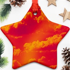 Sky Pattern Star Ornament (two Sides) by Valentinaart