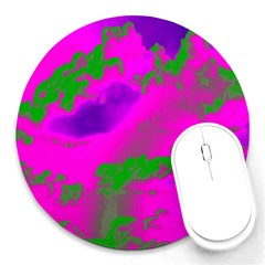 Sky Pattern Round Mousepads by Valentinaart