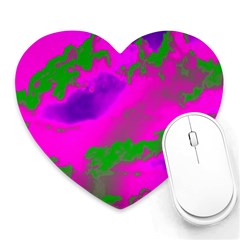 Sky Pattern Heart Mousepads by Valentinaart