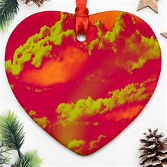 Sky Pattern Ornament (heart) by Valentinaart