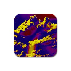 Sky Pattern Rubber Square Coaster (4 Pack)  by Valentinaart