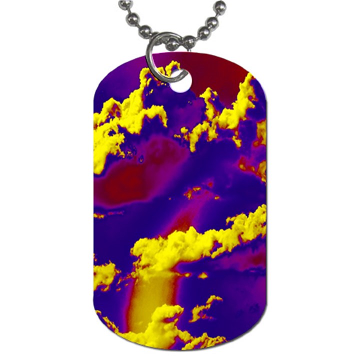 Sky pattern Dog Tag (One Side)