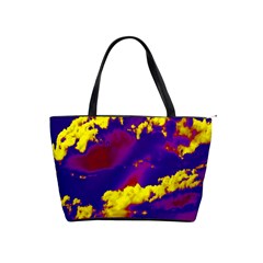 Sky Pattern Shoulder Handbags by Valentinaart