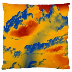 Sky Pattern Large Cushion Case (two Sides) by Valentinaart