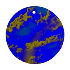 Sky Pattern Ornament (round) by Valentinaart