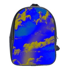 Sky Pattern School Bags (xl)  by Valentinaart