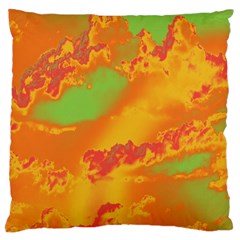 Sky Pattern Large Cushion Case (two Sides) by Valentinaart