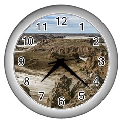 Miradores De Darwin, Santa Cruz Argentina Wall Clocks (silver)  by dflcprints