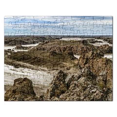 Miradores De Darwin, Santa Cruz Argentina Rectangular Jigsaw Puzzl by dflcprints