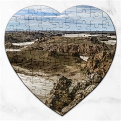 Miradores De Darwin, Santa Cruz Argentina Jigsaw Puzzle (heart) by dflcprints