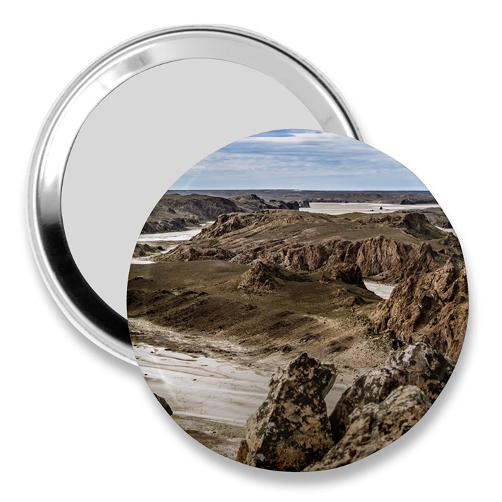 Miradores De Darwin, Santa Cruz Argentina 3  Handbag Mirrors