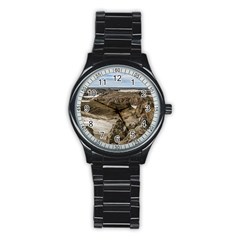 Miradores De Darwin, Santa Cruz Argentina Stainless Steel Round Watch by dflcprints