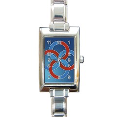 Svadebnik Symbol Slave Patterns Rectangle Italian Charm Watch by Nexatart