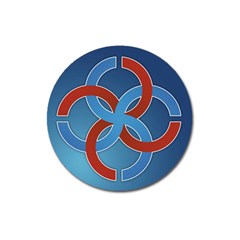 Svadebnik Symbol Slave Patterns Magnet 3  (round) by Nexatart