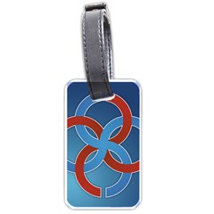 Svadebnik Symbol Slave Patterns Luggage Tags (one Side)  by Nexatart