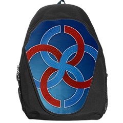 Svadebnik Symbol Slave Patterns Backpack Bag by Nexatart