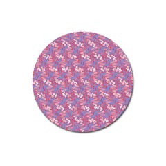 Pattern Abstract Squiggles Gliftex Magnet 3  (round) by Nexatart