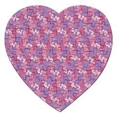 Pattern Abstract Squiggles Gliftex Jigsaw Puzzle (Heart)