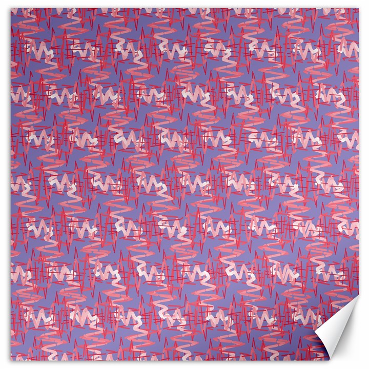 Pattern Abstract Squiggles Gliftex Canvas 20  x 20  