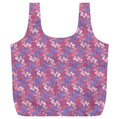 Pattern Abstract Squiggles Gliftex Full Print Recycle Bags (L) 