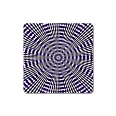 Pattern Stripes Background Square Magnet by Nexatart