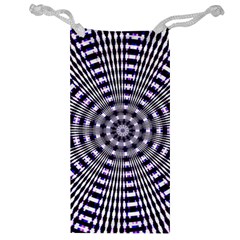 Pattern Stripes Background Jewelry Bag by Nexatart