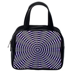 Pattern Stripes Background Classic Handbags (one Side) by Nexatart