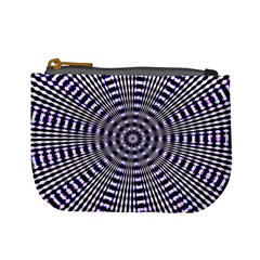 Pattern Stripes Background Mini Coin Purses by Nexatart