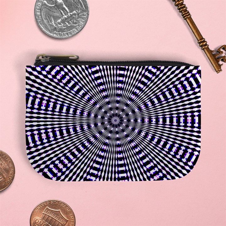 Pattern Stripes Background Mini Coin Purses