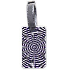 Pattern Stripes Background Luggage Tags (one Side)  by Nexatart