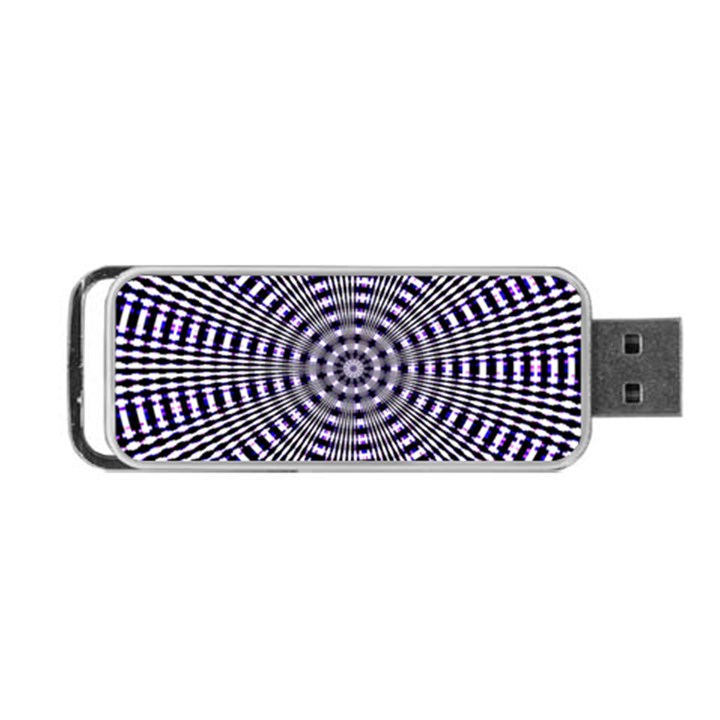 Pattern Stripes Background Portable USB Flash (One Side)